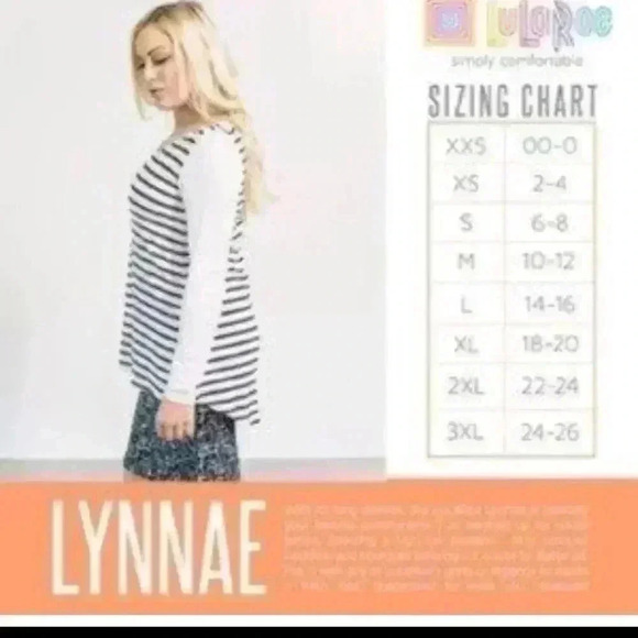 Lularoe 3X long sleeve solid black Lynnae top. Scoop neck, hi-lo hem.‎ NWT - Picture 3 of 4